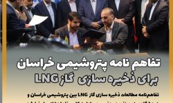 تفاهم نامه پتروشیمی خراسان برای ذخیره سازی گاز LNG