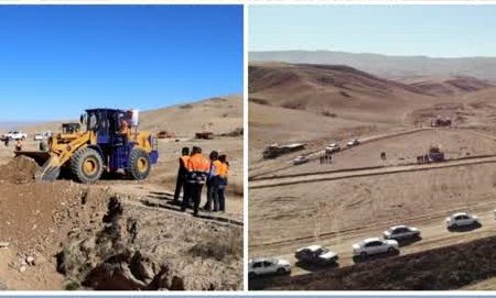 رزمایش رفع انسداد جاده ای در خراسان شمالی